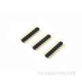 Conector de clavija de 2,0 mm de una sola fila recta